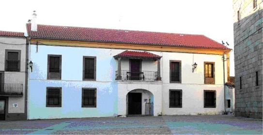 Casa de los Aparicios, en ella vivía Wellington durante sus estancias en Fuenteguinaldo